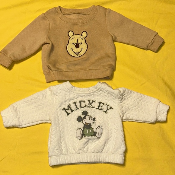 Disney Other - 0-3 Month Disney Baby Sweatshirts